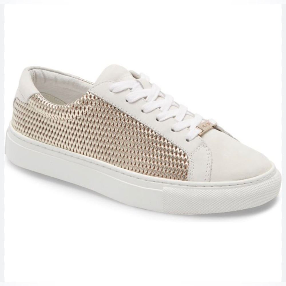 J Slides Lacee Laser Metallic Sneaker Women’s Size 10